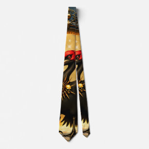 Harbinger of the Golden Gate The Nocturnal Pelican Neck Tie