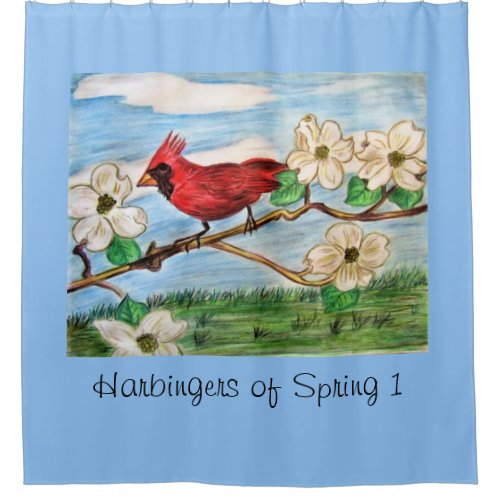 Harbingers of Spring 1  Shower Curtain