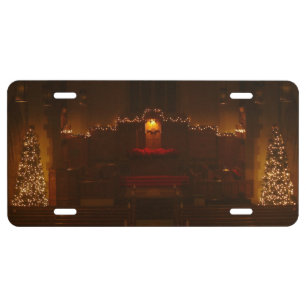Harbison Chapel at Christmas Grove City College License Plate