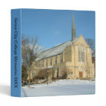 Harbison Chapel in Winter 3 Ring Binder