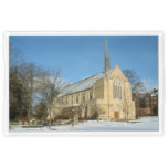 Harbison Chapel in Winter at Grove City College Acrylic Tray