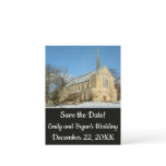 Harbison Chapel in Winter at Grove City College Announcement Postcard