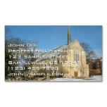 Harbison Chapel in Winter at Grove City College Business Card Magnet
