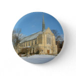 Harbison Chapel in Winter at Grove City College Button