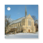 Harbison Chapel in Winter at Grove City College Favor Tags