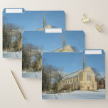 Harbison Chapel in Winter at Grove City College File Folder
