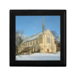 Harbison Chapel in Winter at Grove City College Jewelry Box