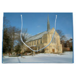 Harbison Chapel in Winter at Grove City College Large Gift Bag