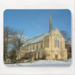 Harbison Chapel in Winter at Grove City College Mouse Pad