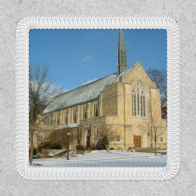 Harbison Chapel in Winter at Grove City College Patch (Front)