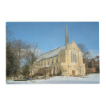 Harbison Chapel in Winter at Grove City College Placemat