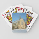 Harbison Chapel in Winter at Grove City College Playing Cards