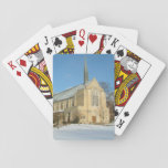 Harbison Chapel in Winter at Grove City College Poker Cards