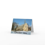 Harbison Chapel in Winter at Grove City College Thank You Card