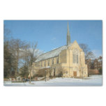 Harbison Chapel in Winter at Grove City College Tissue Paper
