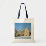 Harbison Chapel in Winter at Grove City College Tote Bag