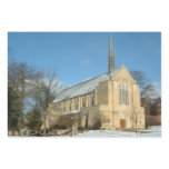 Harbison Chapel in Winter at Grove City College Wrapping Paper Sheets