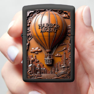 Harbor Ascent Coastal Spire Town Zippo Lighter