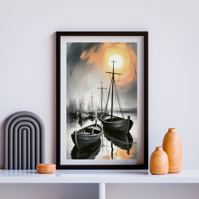 Harbor at Dusk Poster (Creator Uploaded)