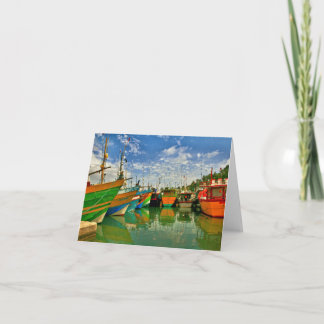 Harbor at Mirissa Card