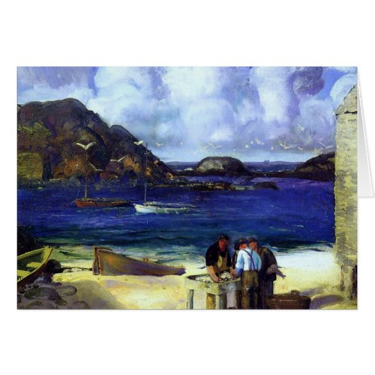 Harbor at Monhegan Cards (Front Horizontal)