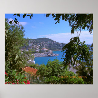 Harbor at Nice, France Poster