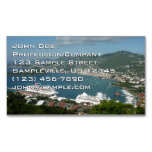 Harbor at St. Thomas US Virgin Islands Business Card Magnet