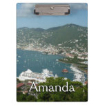 Harbor at St. Thomas US Virgin Islands Clipboard