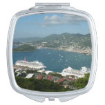 Harbor at St. Thomas US Virgin Islands Compact Mirror