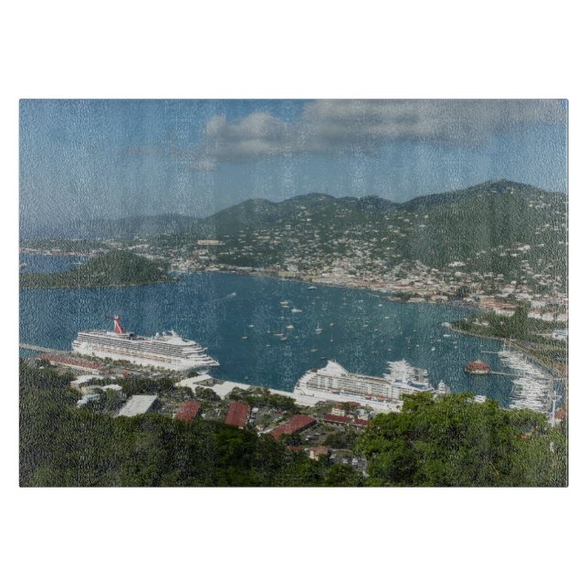 Harbor at St. Thomas US Virgin Islands Cutting Board (Front)