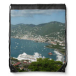 Harbor at St. Thomas US Virgin Islands Drawstring Bag