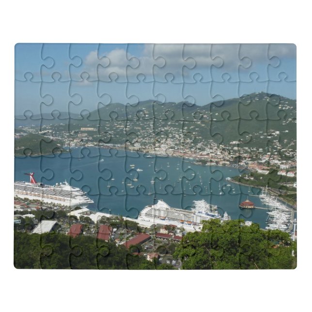 Harbor at St. Thomas US Virgin Islands Jigsaw Puzzle (Puzzle Horizontal)