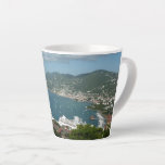 Harbor at St. Thomas US Virgin Islands Latte Mug