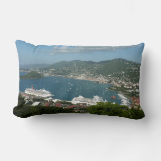 Harbor at St. Thomas US Virgin Islands Lumbar Pillow