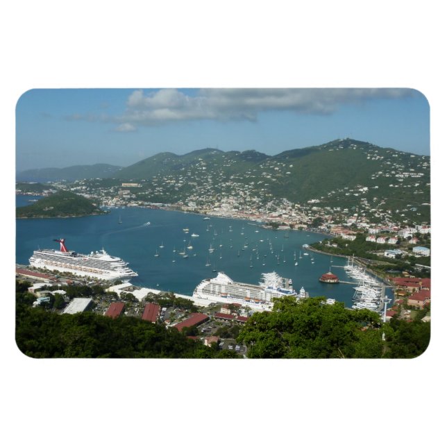 Harbor at St. Thomas US Virgin Islands Magnet (Horizontal)