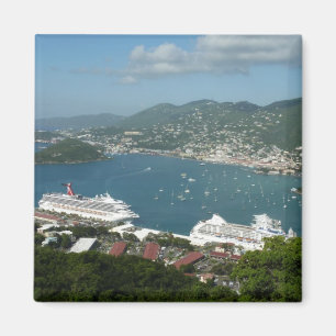 Harbor at St. Thomas US Virgin Islands Magnet