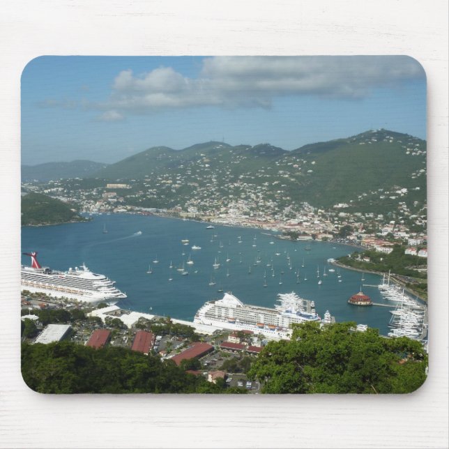 Harbor at St. Thomas US Virgin Islands Mouse Pad (Front)