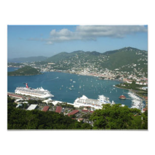 Harbor at St. Thomas US Virgin Islands Photo Print