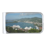 Harbor at St. Thomas US Virgin Islands Silver Finish Money Clip