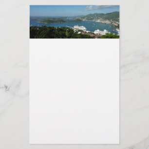 Harbor at St. Thomas US Virgin Islands Stationery