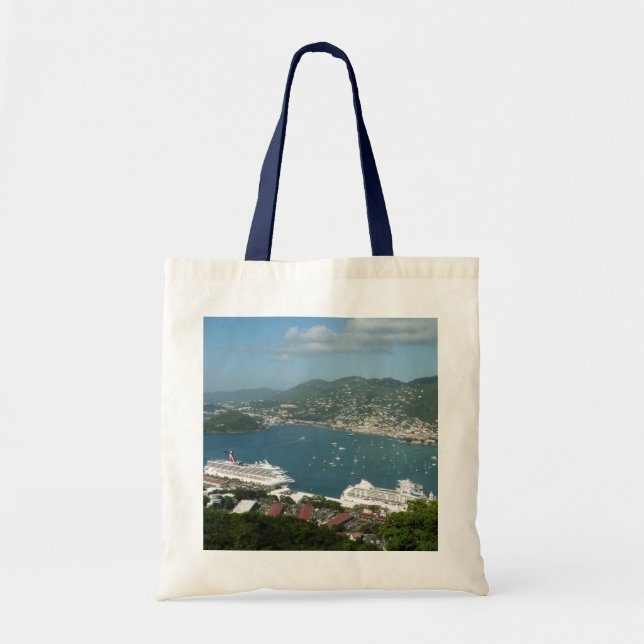 Harbor at St. Thomas US Virgin Islands Tote Bag (Front)