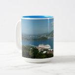Harbor at St. Thomas US Virgin Islands Two-Tone Coffee Mug