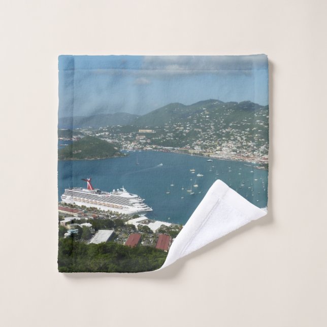 Harbor at St. Thomas US Virgin Islands Wash Cloth (Wash Cloth)