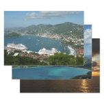 Harbor at St. Thomas US Virgin Islands Wrapping Paper Sheets