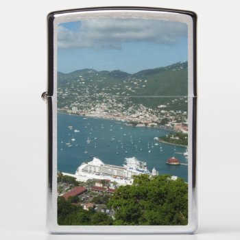 Harbor At St. Thomas Us Virgin Islands Zippo Lighter by mlewallpapers at Zazzle