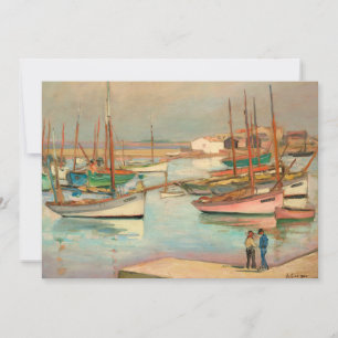 Harbor at the Island of Yeu Henri Lebasque