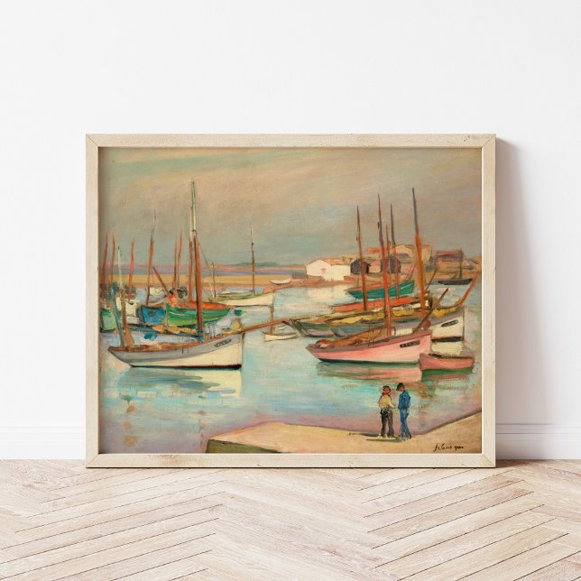 Harbor at the Island of Yeu | Henri Lebasque Poster (Creator Uploaded)