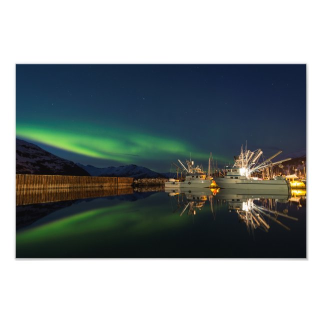 Harbor Aurora Photo Print (Front)