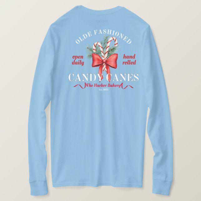 Harbor Bakery Light Blue T-Shirt (Design Back)