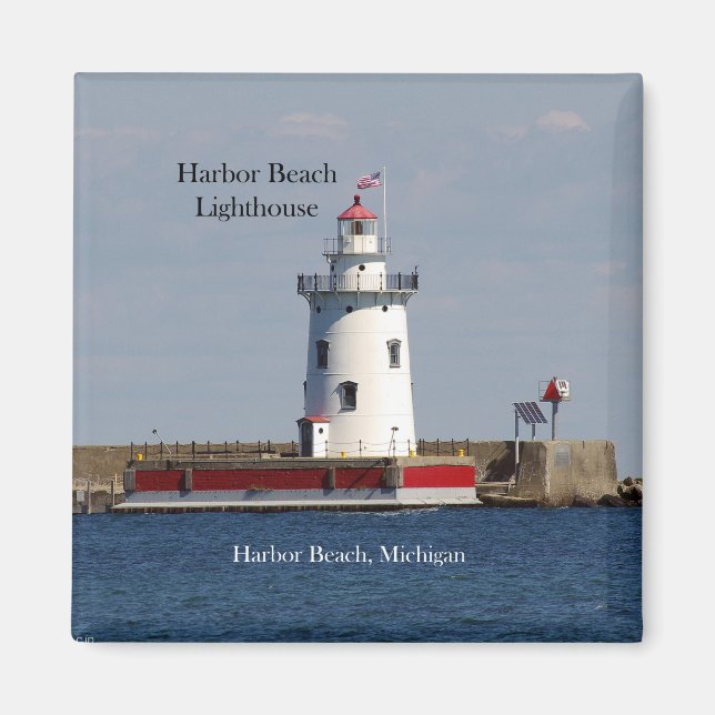 Harbor Beach Lighthouse magnet (Front)